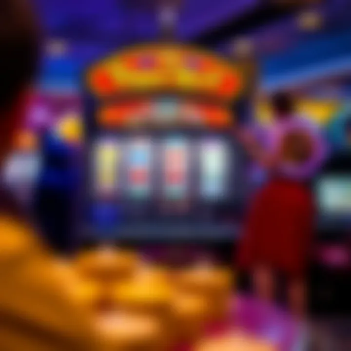 Colorful Royal Reels pokies machine with reels showing vibrant symbols in an Australian casino