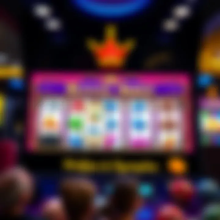 Colorful Royal Reels pokies interface with classic symbols and vibrant reels