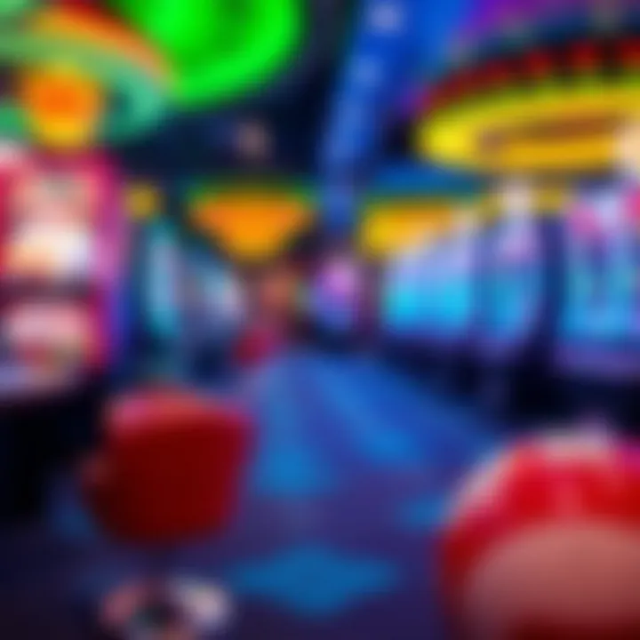 Guidelines for Playing Royal Reels Responsibly Illustration of a digital casino environment highlighting legal regulations and player tips