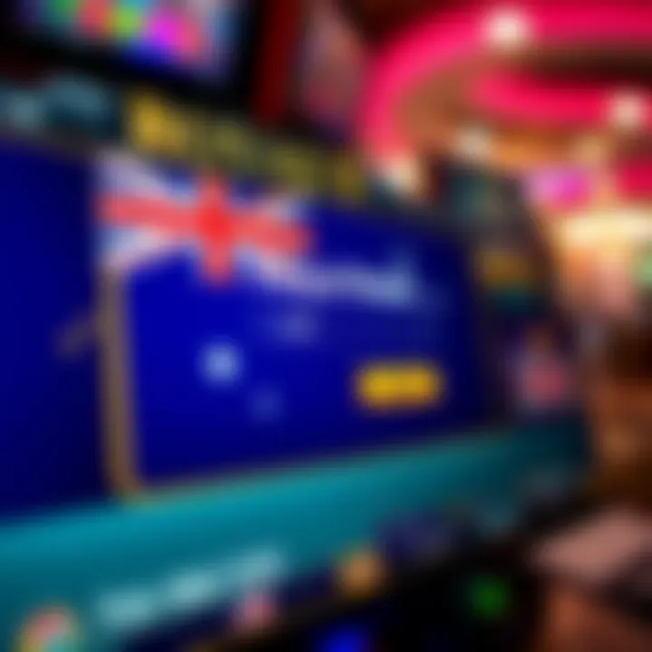 Interface showing Royal Reels casino login screen with Australian flag