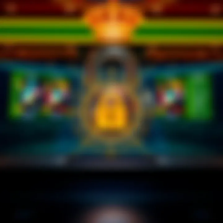 Secure online casino platform with digital lock symbolizing data protection and user safety