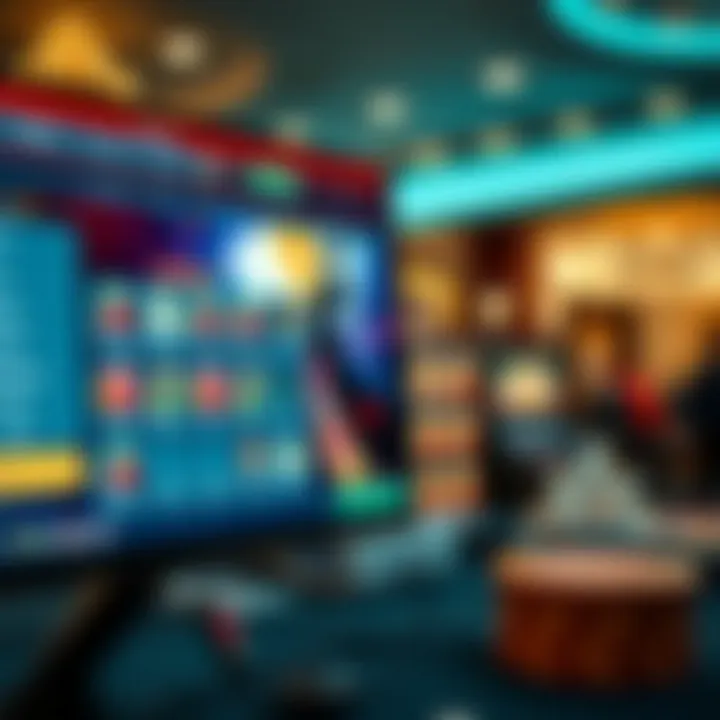 Secure online casino interface with user-friendly navigation