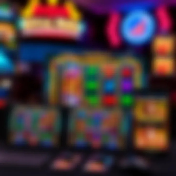 Mobile and desktop devices showcasing Royal Reels 7 slot gameplay with visible betting options and payout indicators