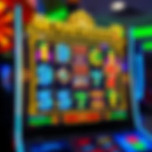 Colorful Royal Reels 7 slot game interface with vibrant symbols and reels on a digital screen