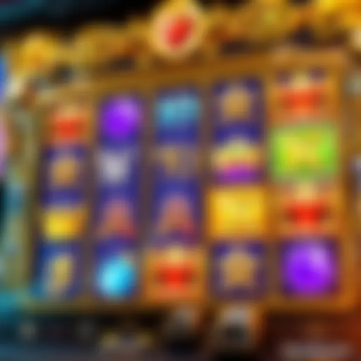 Royal Reels slot game interface showing vibrant reels with royal symbols and bonus icons