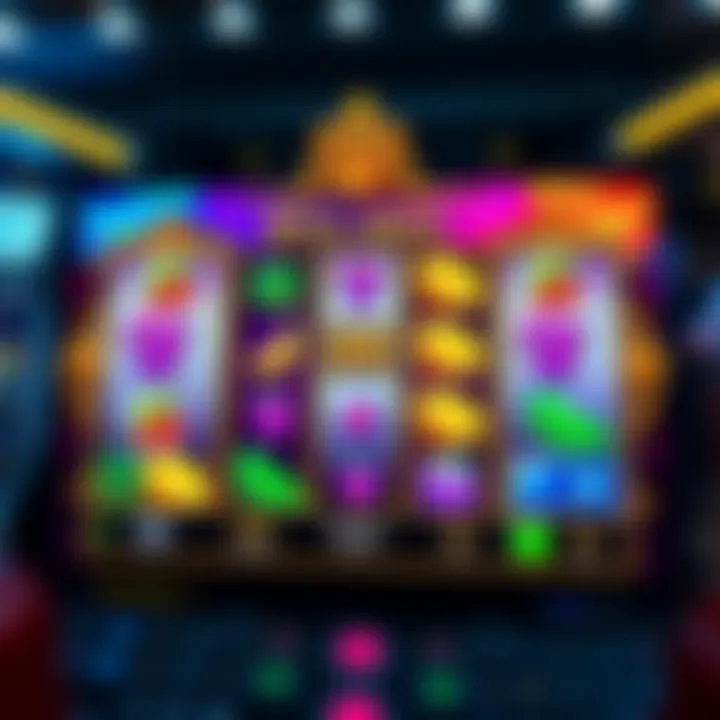 Interface of Royal Reels slot game showing reels with vibrant symbols and a clear display of paylines