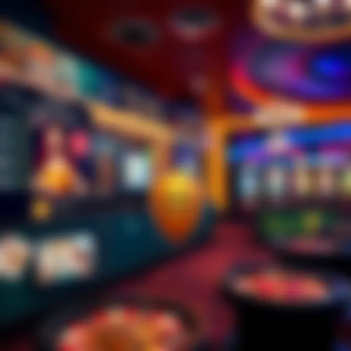 Secure online casino interface showing user-friendly navigation and safety features