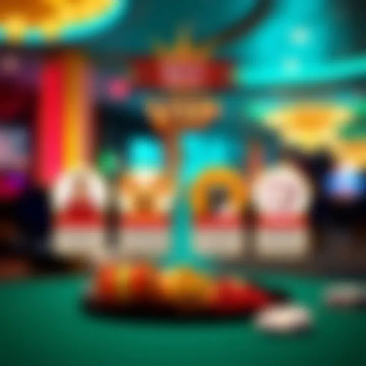 Illustration of premium casino rewards including personalized service icons and exclusive perks