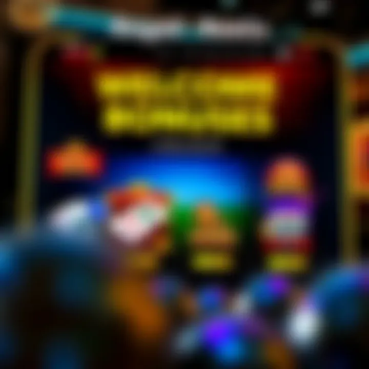 Welcome bonuses and rewards displayed on Royal Reels 5 Casino promotional page