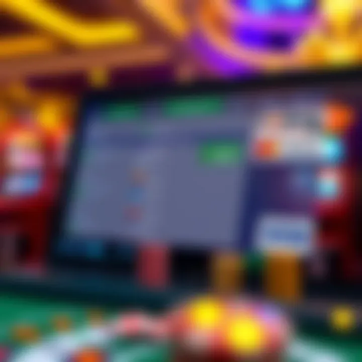 Illustration showing various payment options available for withdrawing funds from an online casino