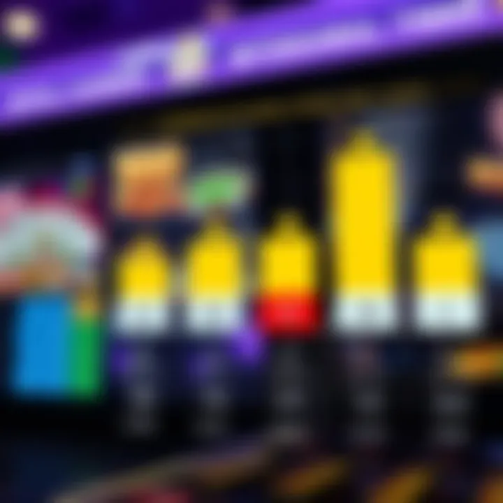 Graphic depicting comparison of payout speeds between various online casinos with Royal Reels highlighted