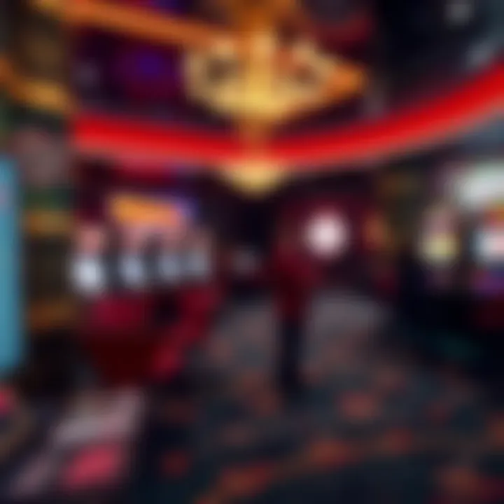 Illustration of a secure online casino environment highlighting responsible gaming practices