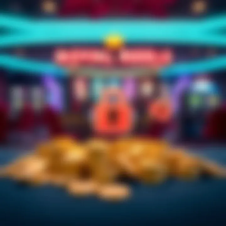 Digital wallet icons and secure payment methods available for online casino transactions in Australia