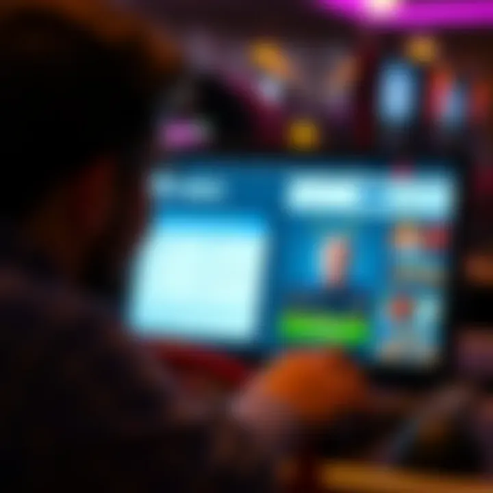 User engaging with an online payment page experiencing technical difficulties