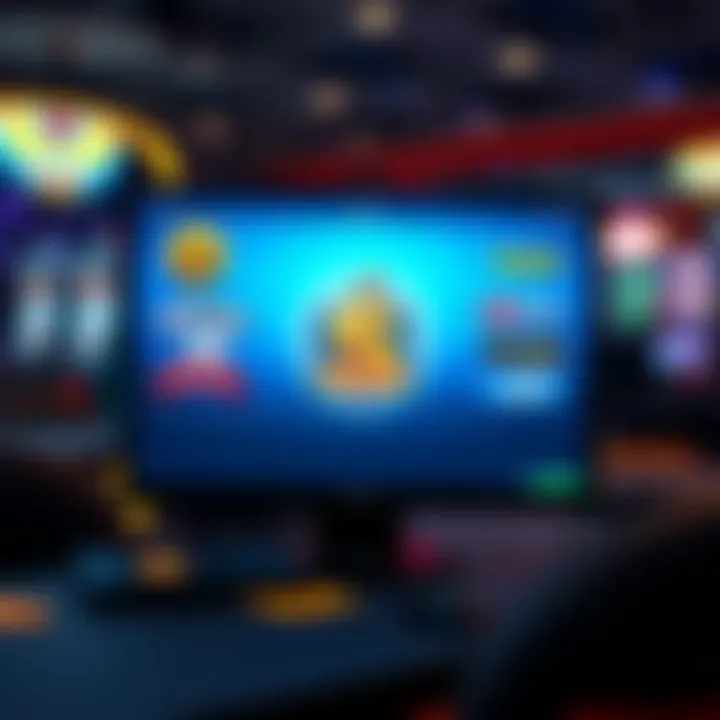 Safe and secure online pokies gaming environment on a computer screen with trusted site logos