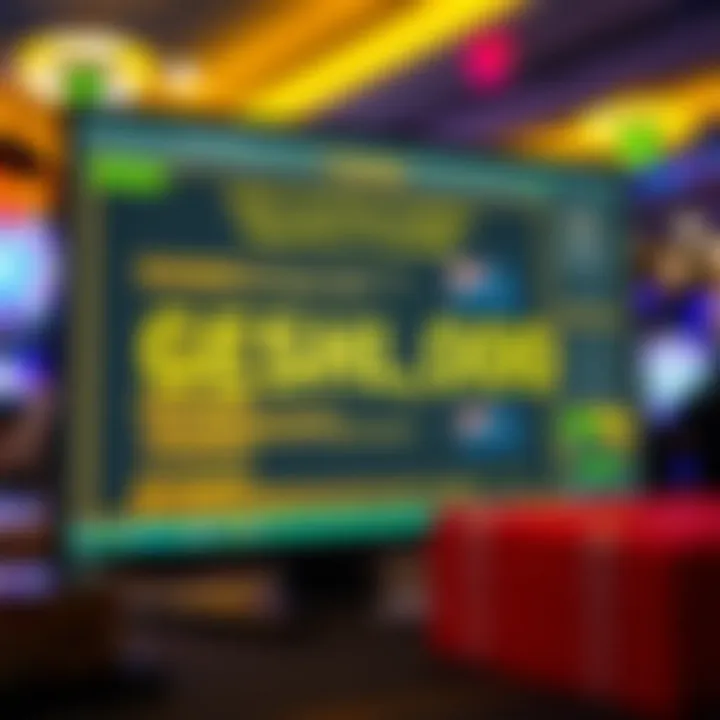 Illustration of a computer screen displaying online gambling regulations in Australia