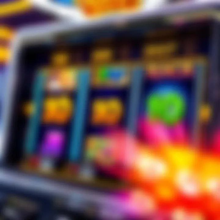 Royal Reels online slot game interface showing reels with vibrant symbols and a spinning animation
