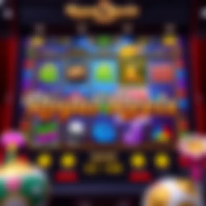 Colorful online slot game interface showcasing the reels and vibrant symbols of Royal Reels One