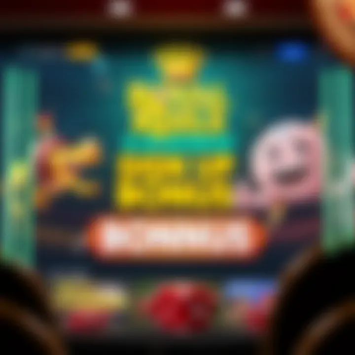 Royal Reels Sign Up Bonus Offer Display Royal Reels casino homepage with highlighted sign up bonus banner