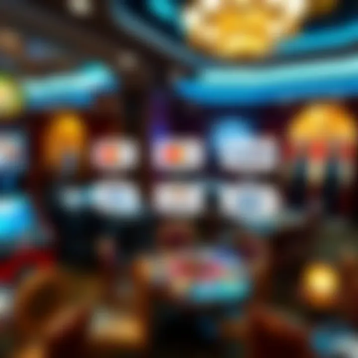 Illustration showing various payment methods available for online casino withdrawals
