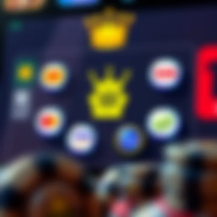 Illustration of different online payment icons representing diverse withdrawal options