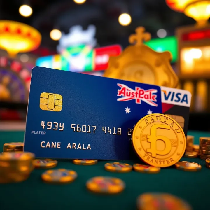 Visual representation of different payment methods including credit card, e-wallet, and bank transfer with Australian dollar symbol