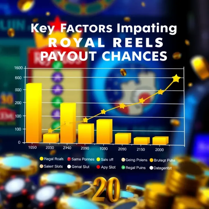 Graph illustrating factors influencing payout rates in online slot games