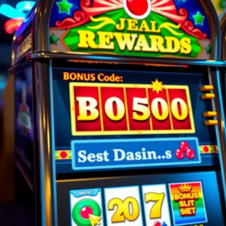 Colorful Royal Reels slot machine with highlighted bonus code section