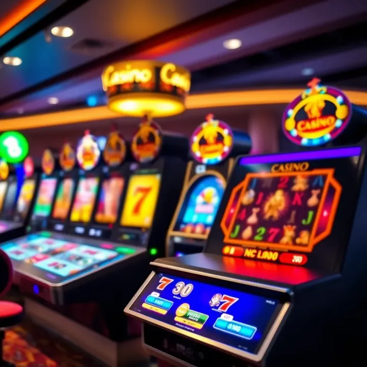 Selection of popular casino games available for bonus use at Richards Casino