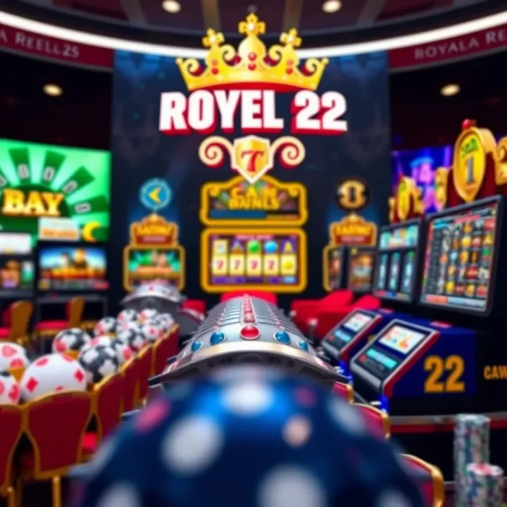 Selection of popular casino games available on Royal Reels 22 showing diverse options