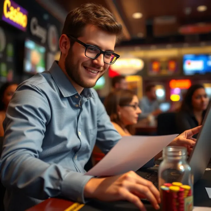 Content creator analyzing audience metrics and engagement for Royal Reels growth strategy