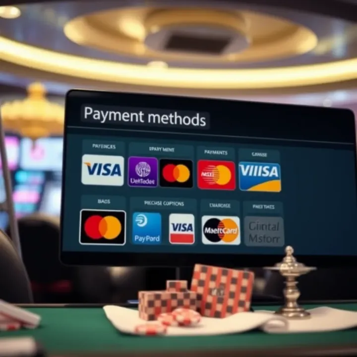 Secure online payment options available on Royal Reels platform showcasing various digital methods