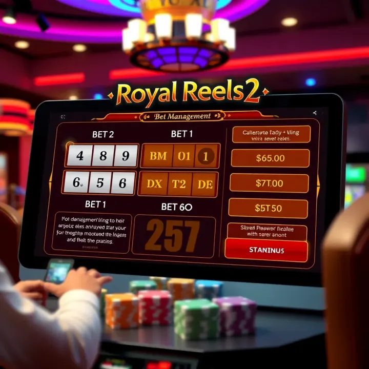 Interface showing bet adjustment options and gameplay strategy tips for slot players