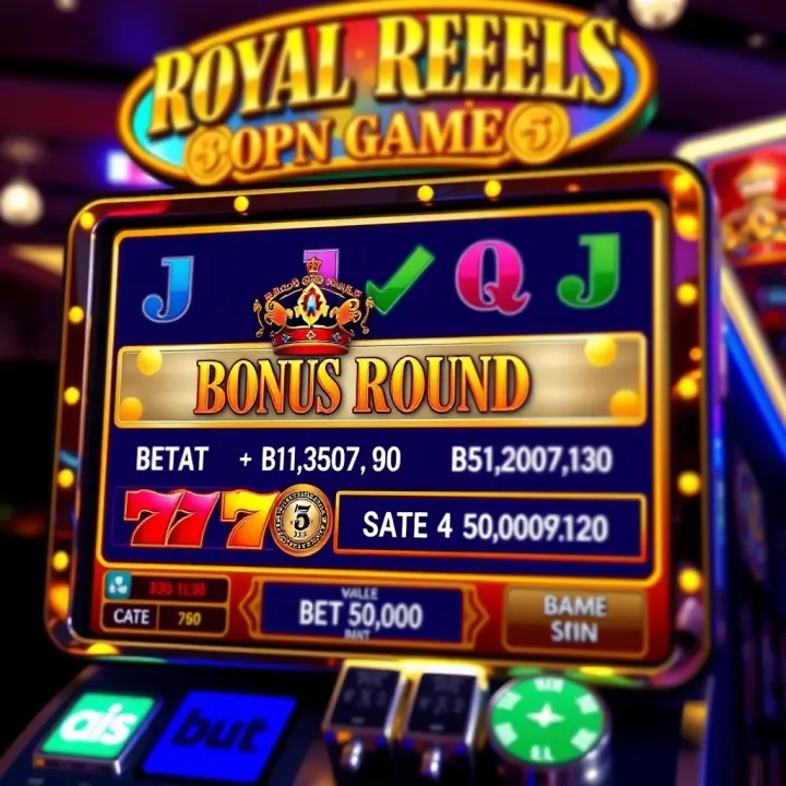 User interface showing betting options and bonus round activation on a digital slot game