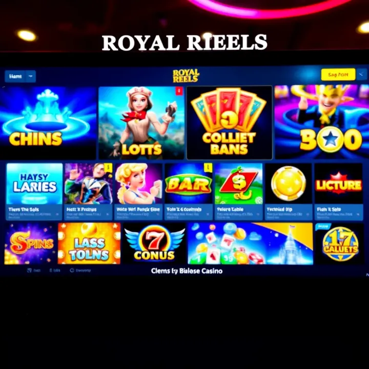 Online casino interface showcasing a variety of slot and table games available on the platform