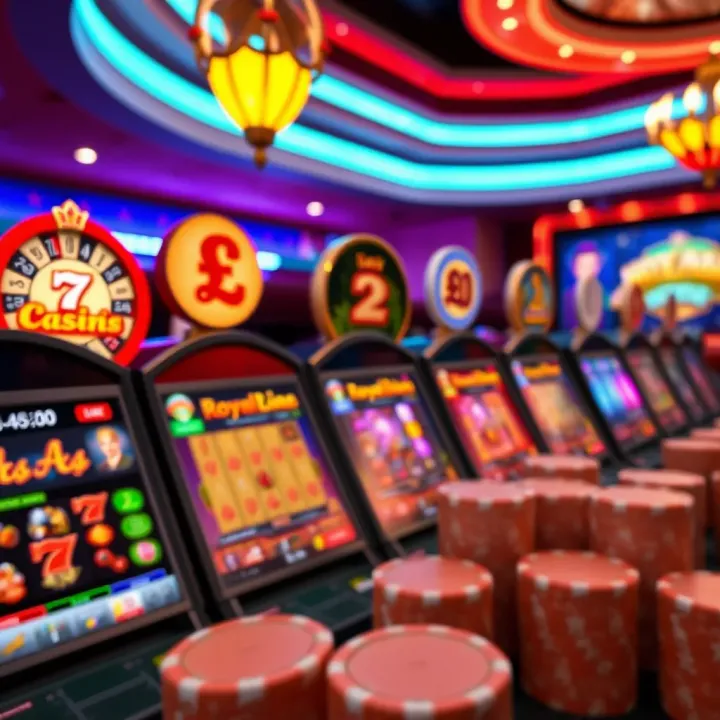 Selection of casino games available on Royal Reels platform with Australian currency symbols