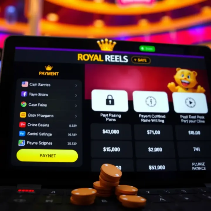 Secure online casino platform interface highlighting payment options and safety features for Australian users