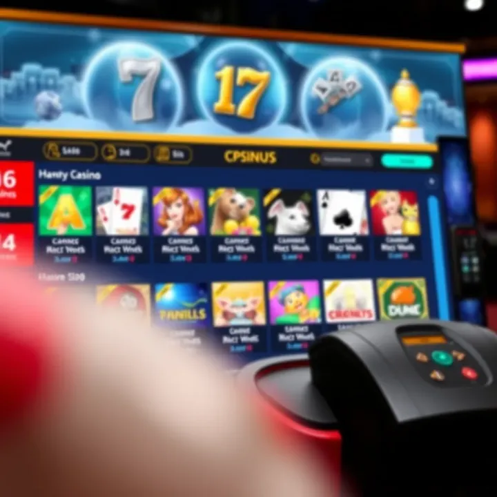 Dashboard showcasing navigation menu and game options on the Royal Reels casino platform