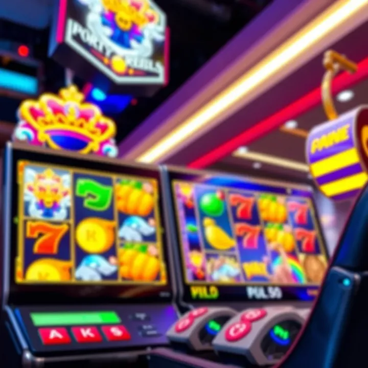 Exciting slot game interface showcasing vibrant reels and dynamic symbols