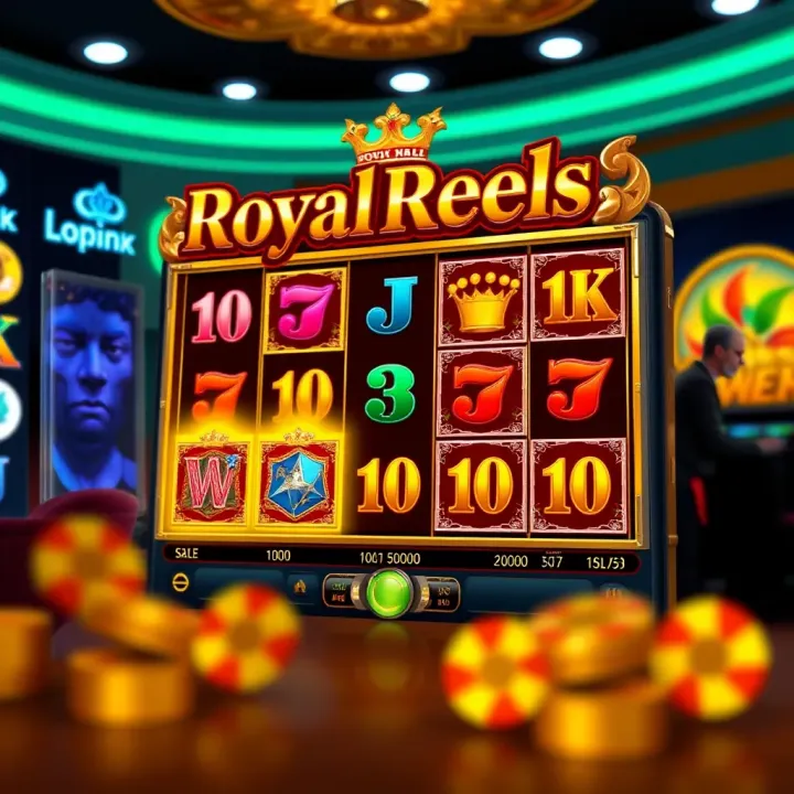Gameplay features of Royal Reels demo highlighting bonus rounds and wild symbols