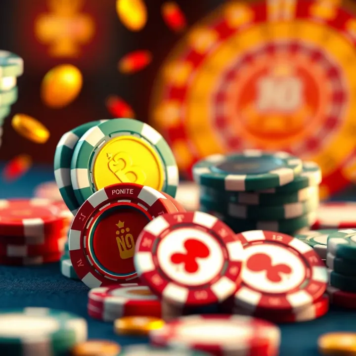 Unlocking No Deposit Bonuses at Royal Reels 16 Digital illustration of casino chips and bonus coins symbolizing no deposit bonus rewards