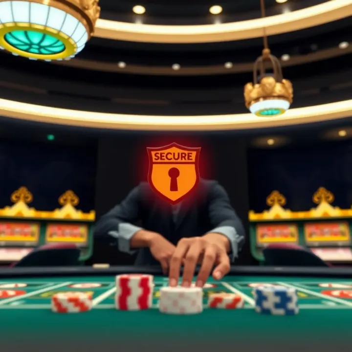 Secure online casino platform highlighting safety measures for Australian players engaging with Royal Reels