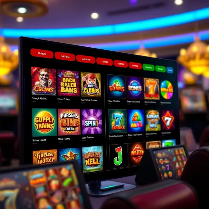 Diverse Slot Game Options on Royal Reels User interface showcasing a variety of online slot games available on Royal Reels platform