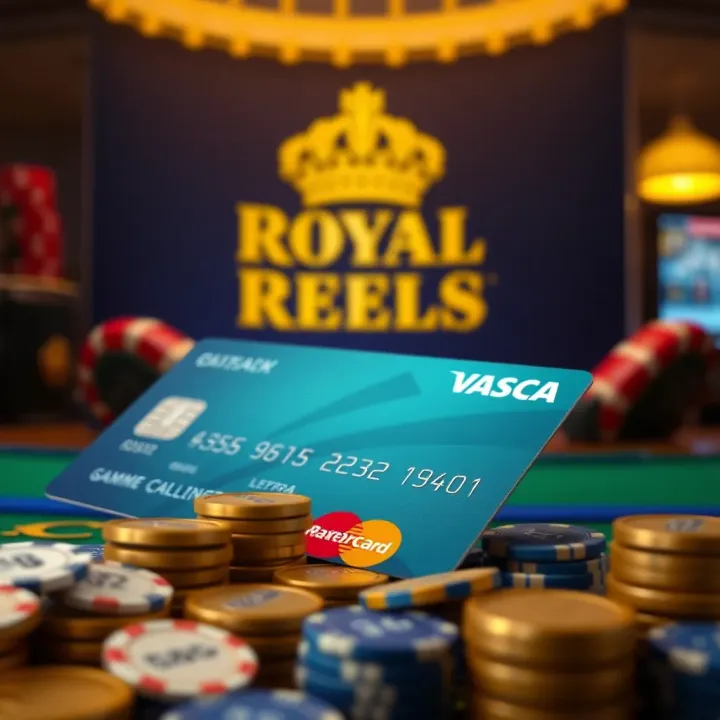 Credit cards and digital wallet icons symbolizing online casino payment options