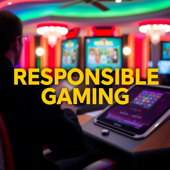 Visual representation of responsible gaming with a focus on safe betting limits and informed play