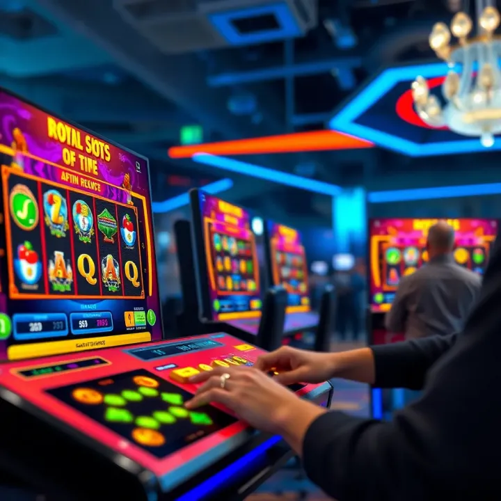 Illustration of a player managing betting options and monitoring the game interface on a digital slot platform with risk management tools visible