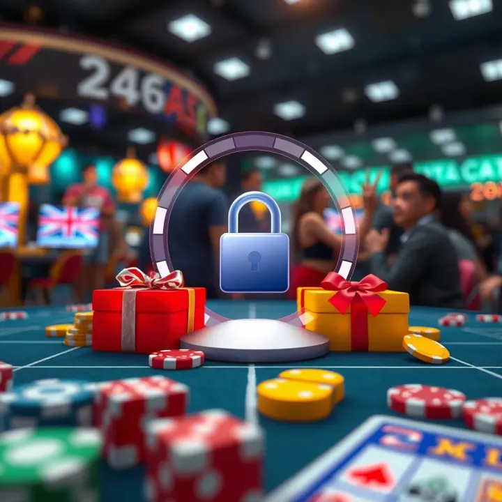 Security Features and Gaming Experience on Royal Reels Platform Illustration of secure connection and gaming icons representing safety and entertainment