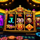 Royal Reels slot game interface showcasing vibrant reels and royal symbols