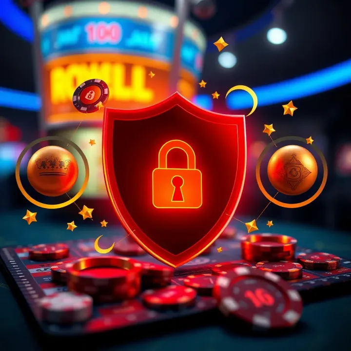 Ensuring Account Security on Royal Reels X Illustration of secure online account protection with shield and lock icons