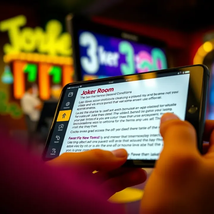 Graphic showing a player navigating terms and conditions on a mobile device with icons representing bonuses and risk-free play